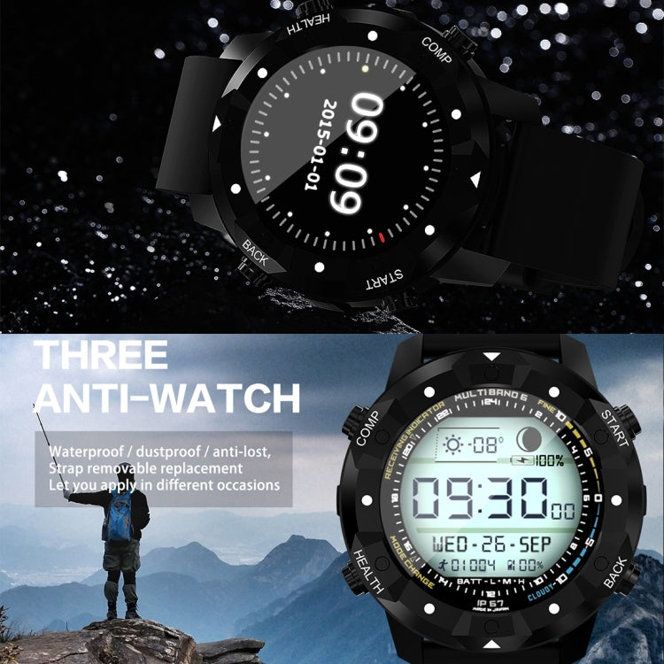 S3 1.39 inch OLED Screen Display Bluetooth Smart Watch, IP67 Waterproof, Support Compass / Heart Rate Monitor / SIM Card / GPS Navigation, Compatible with Android and iOS Phones