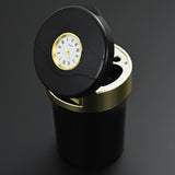 Multi-function Portable Creative LED Car Cigarette Ash Tray Ashtray with Clock