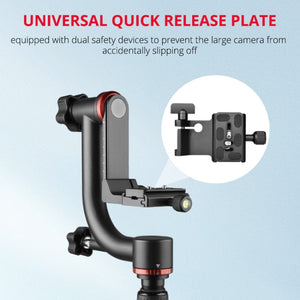 YELANGU  A201 360 Degree Horizontal Gimbal Tripod Head for DV and SLR Cameras