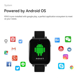 1.75 inch Screen 4G LTE Smart Watch Android 9.1OS