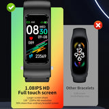 K60 1.08 inch Leather Band Earphone Detachable Life Waterproof Smart Watch Support Bluetooth Call