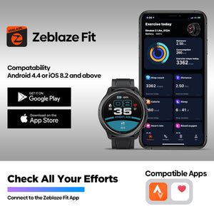 Zeblaze Stratos 2 Lite 1.32 inch IPS Screen 5 ATM Waterproof GPS Smart Watch, Support Heart Rate Monitoring / Sports Mode