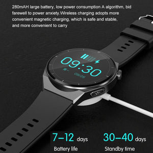 TK20 1.39 inch IP68 Waterproof Silicone Band Smart Watch Supports ECG / Remote Families Care / Body Temperature Monitoring