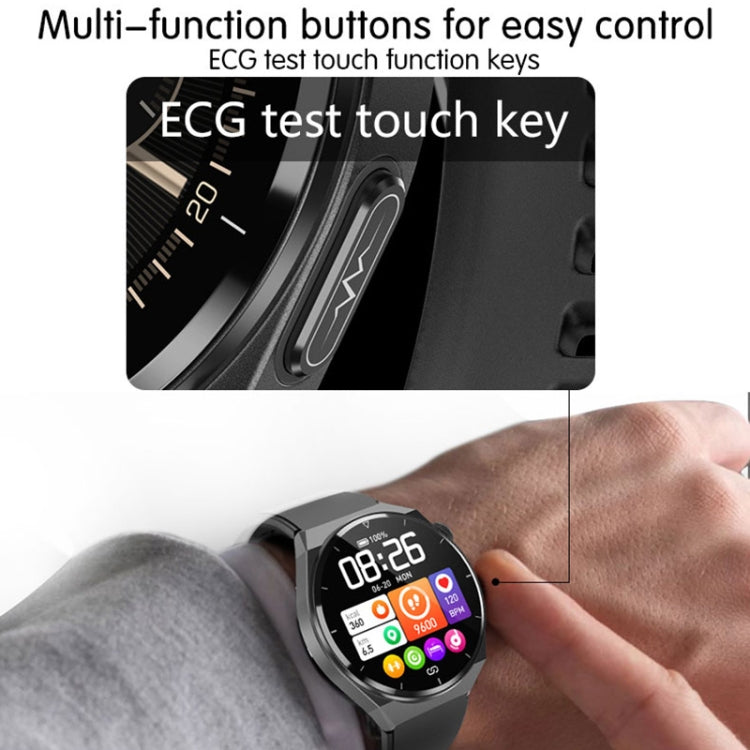 TK20 1.39 inch IP68 Waterproof Silicone Band Smart Watch Supports ECG / Remote Families Care / Body Temperature Monitoring