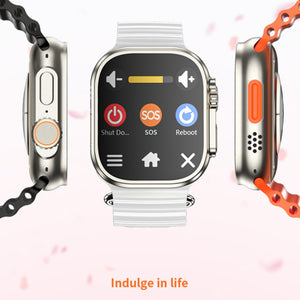 GS29 2.08 inch IP67 Waterproof 4G Android 9.0 Smart Watch Support AI Video Call / GPS