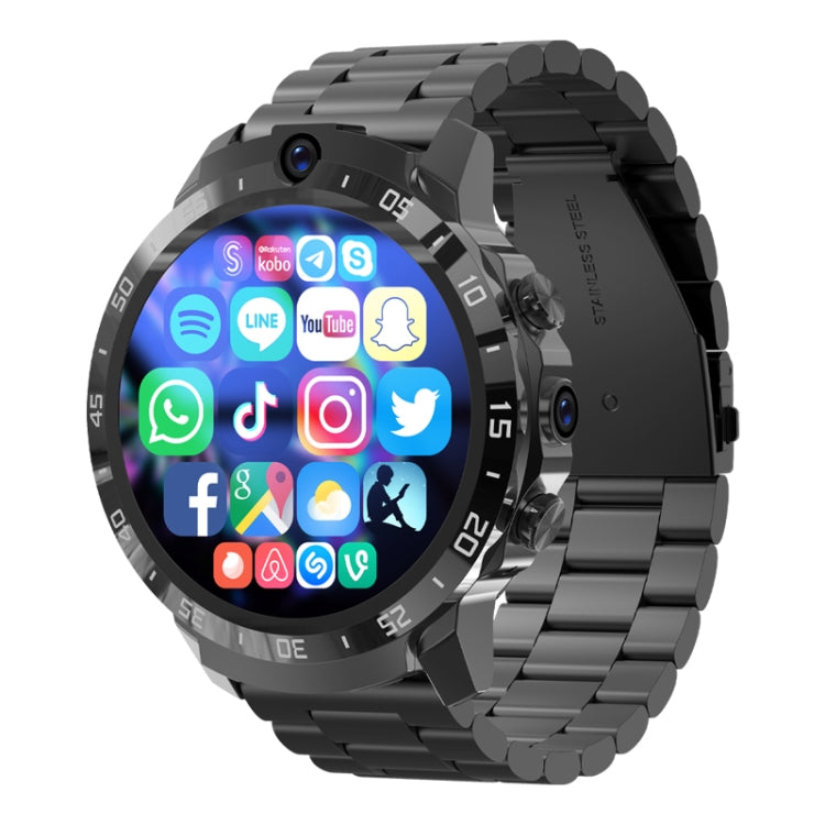 MT27 4G+64G 1.6 inch IP67 Waterproof 4G Android 8.1 Smart Watch Support Heart Rate / GPS, Silicone Band, Steel Band, Leather Band