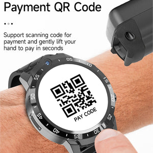 MT27 4G+64G 1.6 inch IP67 Waterproof 4G Android 8.1 Smart Watch Support Heart Rate / GPS