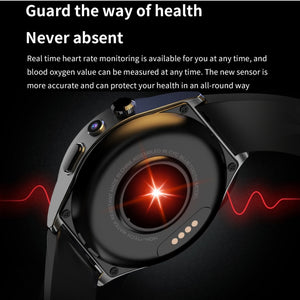 L01 1.43 inch IP67 Waterproof 4G Android 9.0 Smart Watch Support Face Recognition / GPS, 4G+64G, 4G+128G