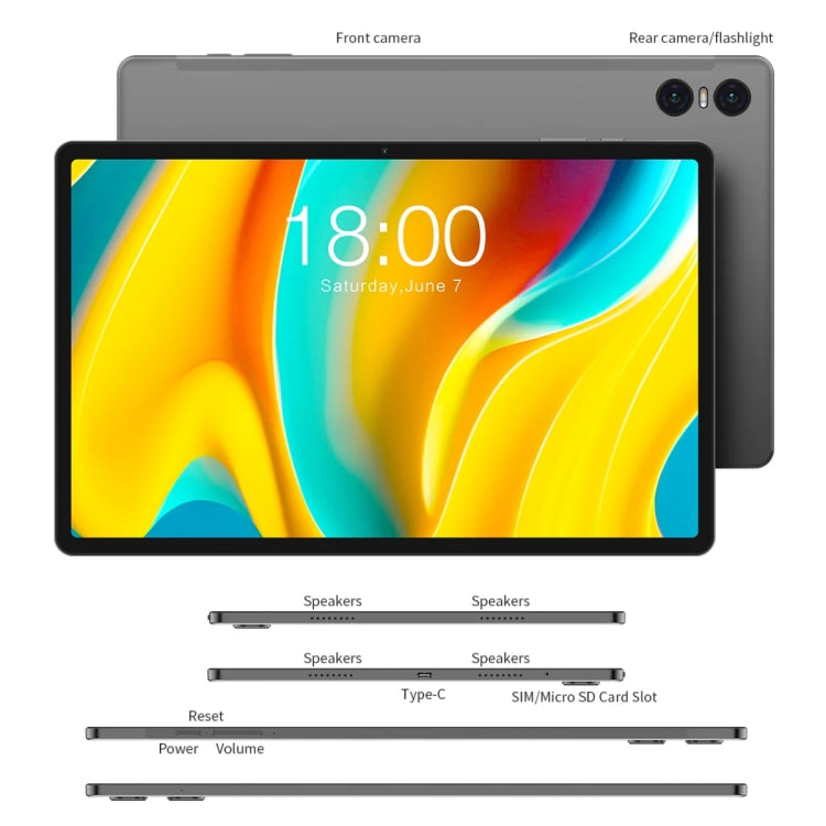 Teclast T50 Pro Tablet PC 11 inch,  Android 13 MediaTek Helio G99 Octa Core, 4G LTE Dual SIM, T50 Pro 16GB+256GB