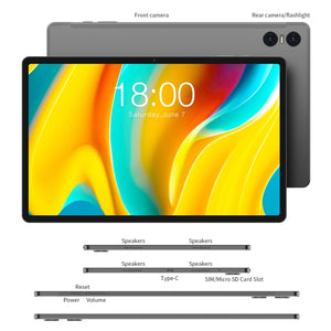 Teclast T50 Pro Tablet PC 11 inch,  Android 13 MediaTek Helio G99 Octa Core, 4G LTE Dual SIM, T50 Pro 16GB+256GB