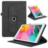 Tree Life Embossed Rotation Leather Tablet Case