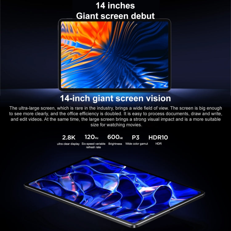 Xiaomi Pad 6 Max 14 inch, MIUI 14 OS Qualcomm Snapdragon 8+ 4nm Octa Core, 10000mAh Battery, 8GB+256GB, 12GB+256GB, 12GB+512GB, 16GB+1TB