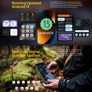 Ulefone Armor 24, Rugged Phone, Side Fingerprint, 22000mAh, 6.78 inch Android 13 MediaTek Helio G96 Octa Core, Network: 4G, NFC