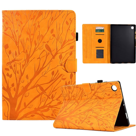 Fortune Tree Embossed Leather Smart Tablet Case