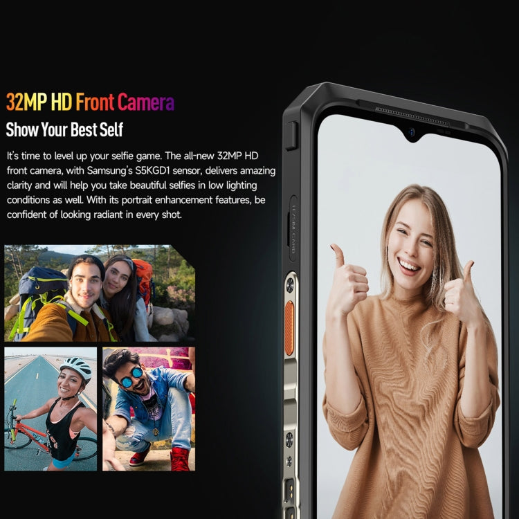 Ulefone Power Armor 18T Ultra Version 5G Thermal Imaging Rugged Phone, Side Fingerprint, 6.58 inch Android 13 MediaTek Dimensity 7050 Octa Core up to 2.6GHz, Network: 5G, NFC, OTG