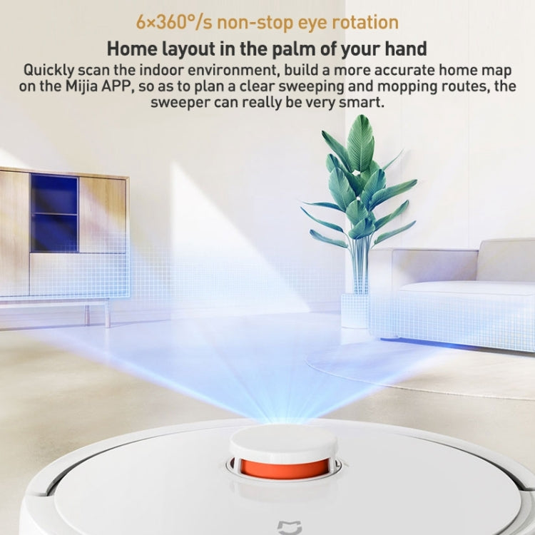 Original Xiaomi Mijia 3C Enhanced Robot Vacuum Cleaner Automatic Sweeping Mopping, US Plug, 3C Enhanced