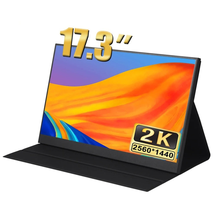 17.3 inch UHD 2560x1440P IPS Screen Portable Monitor