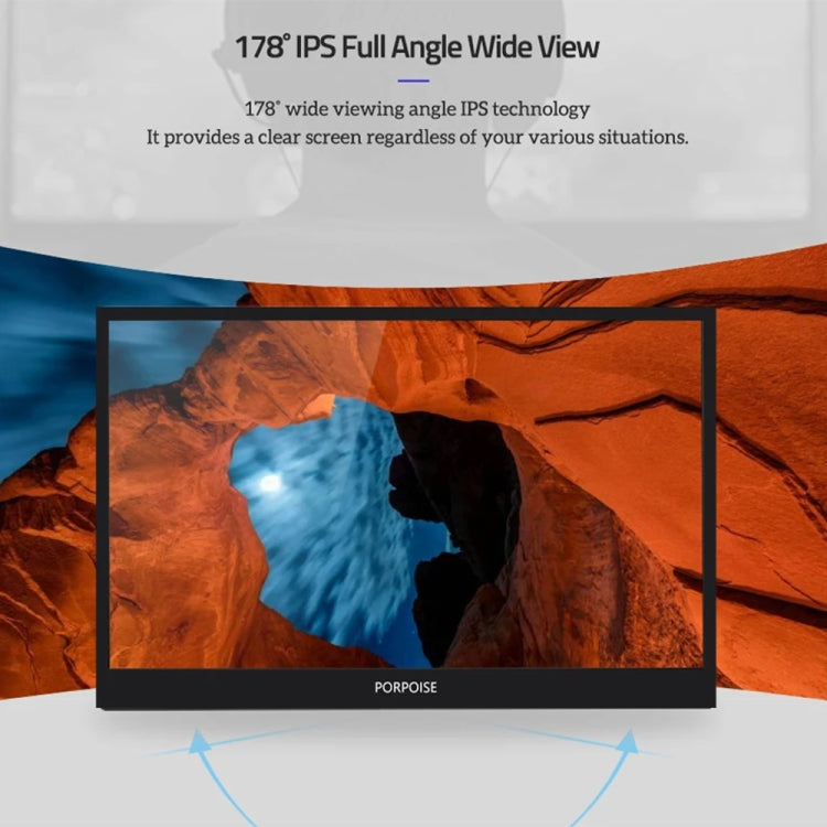 17.3 inch FHD 1920x1080P IPS Screen Portable Monitor, 17.3 inch 1080P
