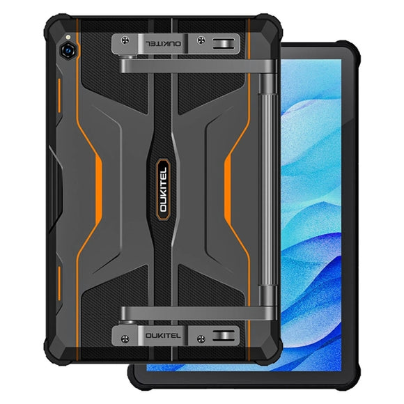 OUKITEL RT6 4G Network IP68/IP69K Rugged Tablet, 10.1 inch Android 13 MediaTek MT8788 Octa Core Support Dual SIM, EU Plug