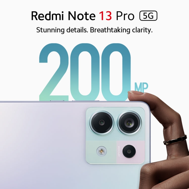 Xiaomi Redmi Note 13 Pro 5G RAM+ROM(8GB+256GB / 12GB+512GB (optional)), Rear camera 200MP, 5100mAh battery, 6.67 inch