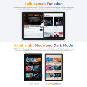 HOTWAV Pad 11 4G LTE Tablet PC, 11 inch Android 13, Unisoc T606 Octa Core, Global Version with Google Play, EU Plug, Pad 11