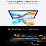 HOTWAV Pad 11 4G LTE Tablet PC, 11 inch Android 13, Unisoc T606 Octa Core, Global Version with Google Play, EU Plug