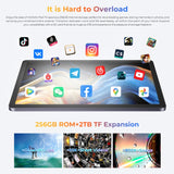 HOTWAV Pad 11 4G LTE Tablet PC, 11 inch Android 13, Unisoc T606 Octa Core, Global Version with Google Play, EU Plug