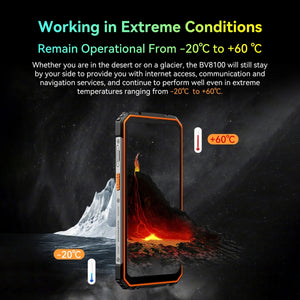 Blackview BV8100 Rugged Phone, 6.5 inch Android 14 MediaTek Helio G99 Octa Core up to 2.2GHz, Network: 4G, NFC, OTG