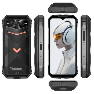 DOOGEE Vmax Plus 5G Rugged Phone 2024, Battery: 22000mAh, Rear Camera: 200MP main,  6.58 inch Android 14 MediaTek Dimensity 7050 Octa Core, Network: 5G, OTG, NFC