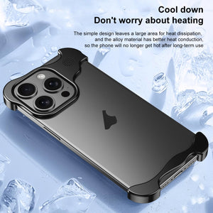 Aromatherapy Alloy Frameless Phone Case, For iPhone 14 Plus, For iPhone 14, For iPhone 14 Pro, For iPhone 14 Pro Max, For iPhone 13 Pro Max, For iPhone 13 Pro, For iPhone 13, For iPhone 12