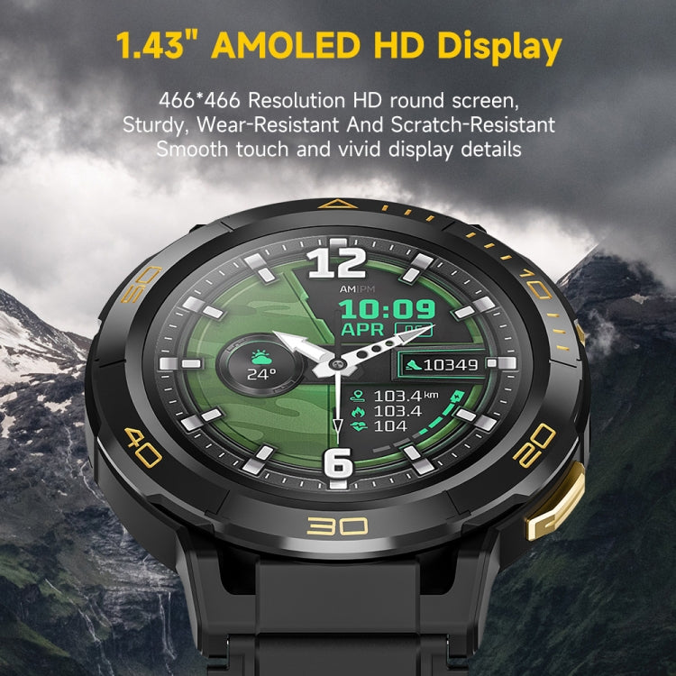 LEMFO Z1 1.43 inch AMOLED Screen Smart Watch, 4G Network Android 8.1 2GB+16GB, Eurasian Version, 2GB+16GB