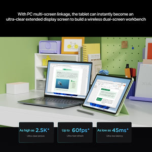 Lenovo Xiaoxin Pad Pro 12.7 inch 2025 WiFi Tablet, ZUI 16, MediaTek Dimensity 8300 Octa Core, Support Fingerprint & Face Identification