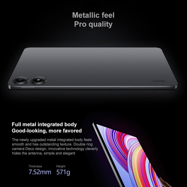 Xiaomi Redmi Pad Pro 12.1 inch Tablet PC Global, HyperOS Qualcomm Snapdragon 7s Gen2 Octa Core, 10000mAh Battery