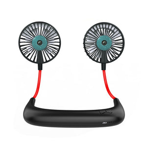 Lazy Hanging Neck Spray Fan USB Charging Outdoor Sports Portable Folding Mini Fan