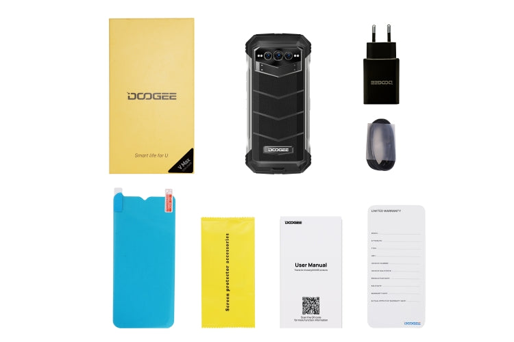 DOOGEE IP68/IP69K MIL-STD-810H Waterproof Dustproof Shockproof, 22000mAh Battery, Triple Back Cameras, 6.58 inch