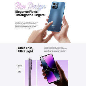 Dual Back Cameras, Face ID & Side Fingerprint Identification, 4400mAh Battery, 6.52 inch Android 13 Unisoc T606 OctaCore up to 1.6GHz, Network: 4G, Dual SIM, OTG