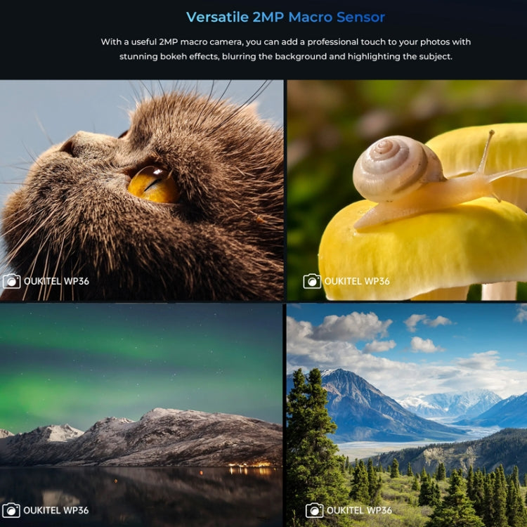 Oukitel WP36 Pro, 6GB+256GB, IP68/IP69K, Fingerprint Identification, 10600mAh, 6.52 inch MediaTek MT8788 Octa Core, NFC, OTG, Network: 4G