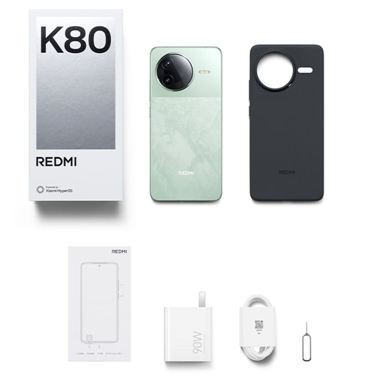 Xiaomi Redmi K80, 12GB+512GB, 6.67 inch Xiaomi HyperOS 2 Snapdragon 8 Gen 3 Octa Core, NFC, Network: 5G