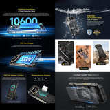 Ulefone Armor 27T Rugged Phone, 12GB+256GB, Thermal Imager, Night Vision, 10600mAh, 6.78 inch Android 14 MediaTek Helio G99 Octa Core, Network: 4G, NFC, OTG