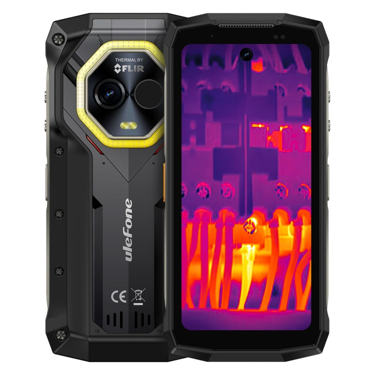 Ulefone Armor Mini 20T Pro, Thermal Imaging, 8GB+256GB, IP68/IP69K Rugged Phone, 4.7 inch Android 14 MediaTek Dimensity 6300 5G Octa Core, Network: 5G, NFC, OTG