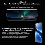 vivo X200, 12GB+256GB, Face ID / Screen Fingerprint Identification, 6.67 inch Android 15 Dimensity 9400 Octa Core, OTG, NFC, Network: 5G, Support Google Play