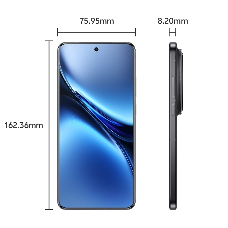 vivo X200 Pro, 16GB+512GB, Face ID / Screen Fingerprint Identification, 6.78 inch Android 15 Dimensity 9400 Octa Core, OTG, NFC, Network: 5G, Support Google Play