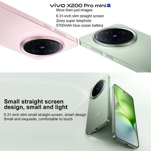 vivo X200 Pro mini, 16GB+1TB, Face ID / Screen Fingerprint Identification, 6.31 inch Android 15 Dimensity 9400 Octa Core, OTG, NFC, Network: 5G, Support Google Play