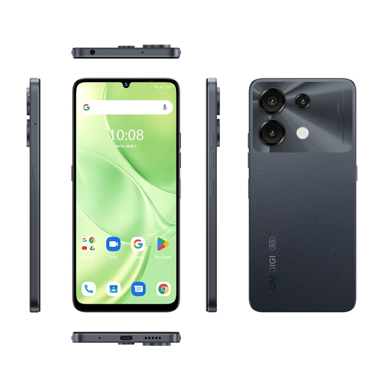 UMIDIGI G9 5G, 6GB+128GB, Side Fingerprint & Face ID Identification, 6.75 inch Android 14 UNISOC T765 Octa Core, Network: 5G