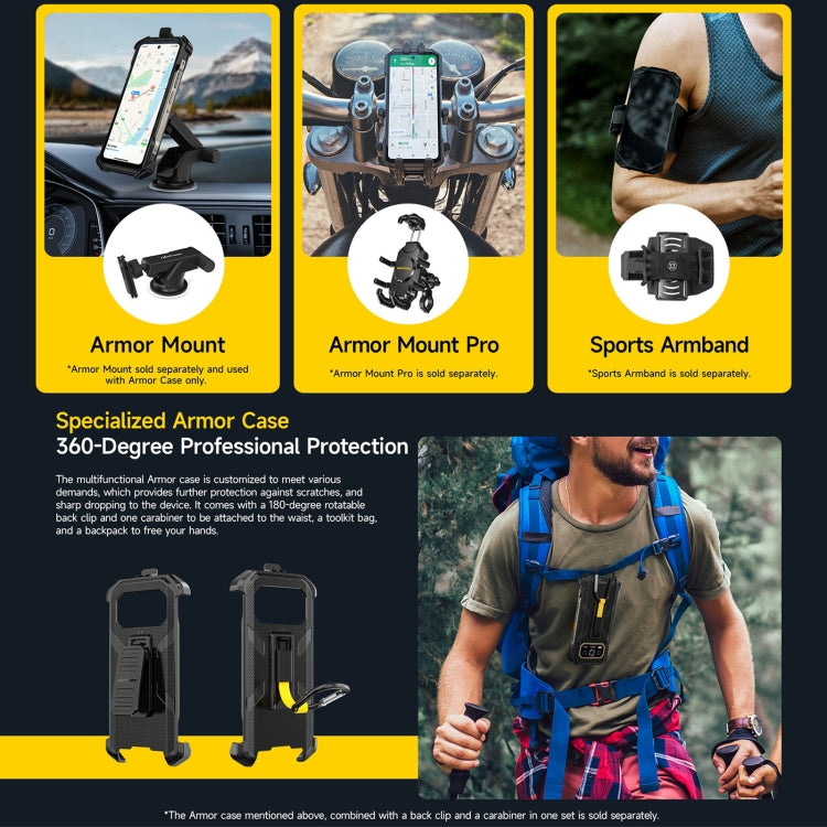 Ulefone Armor 27 Pro Rugged Phone, 12GB+256GB, Night Vision, 10600mAh, 6.78 inch Android 14 MediaTek Dimensity 6300 Octa Core, Network: 5G, NFC