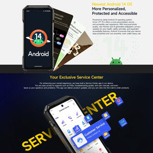 Ulefone Armor 27T Pro Rugged Phone, Thermal Imaging, 12GB+256GB, Night Vision, 10600mAh, 6.78 inch Android 14 MediaTek Dimensity 6300 Octa Core, Network: 5G, NFC