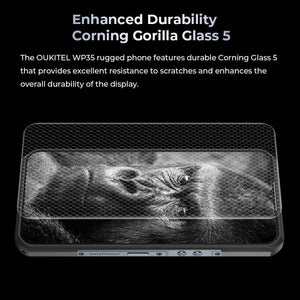 Oukitel WP35 5G Rugged Phone, 8GB+256GB, IP68/IP69K Fingerprint Identification, 11000mAh, 6.6 inch MediaTek Dimensity 6100+ Octa Core, NFC, OTG, Network: 5G