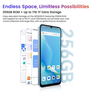 Blackview Oscal MODERN 8, 8GB+256GB, Fingerprint & Face Identification, 6.75 inch Android 13 Unisoc T616 Octa Core up to 2.2GHz, Network: 4G, OTG