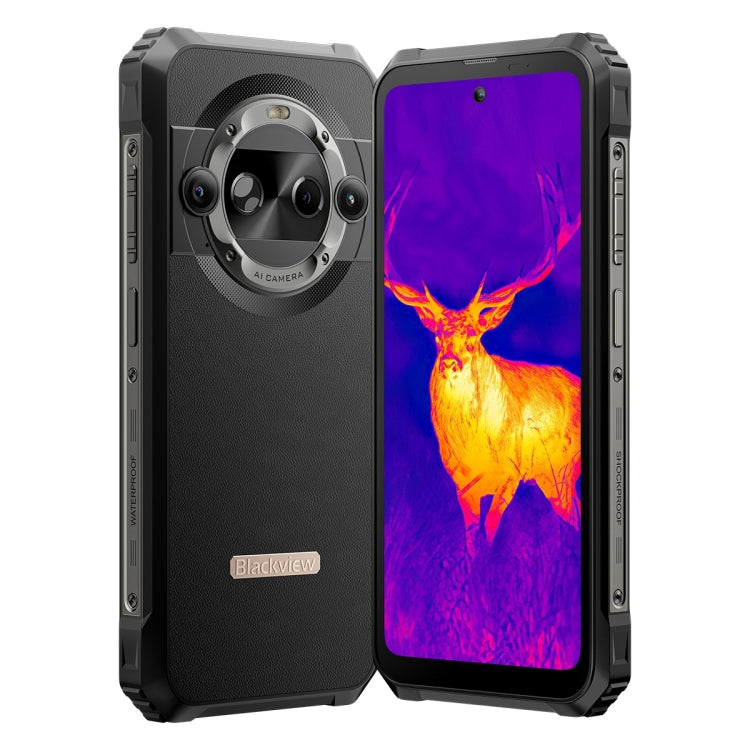 Blackview BL9000 Pro 5G, Thermal Imaging Camera, 12GB+512GB, IP68/IP69K/MIL-STD-810H, 6.78 inch Android 14 MediaTek Dimensity 8020 Octa Core, Network: 5G, NFC, OTG