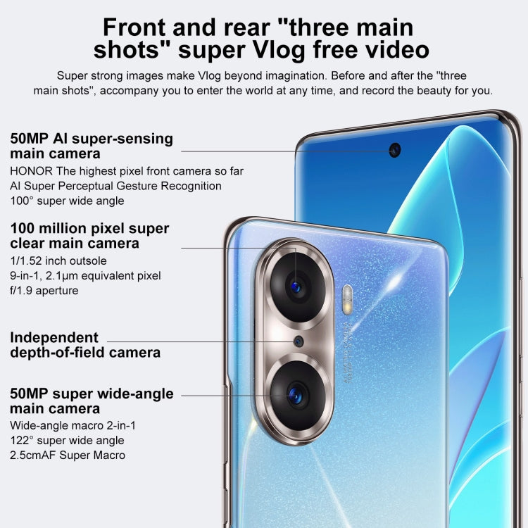 Triple Back Cameras, Screen Fingerprint Identification, 6.78 inch Magic UI 5.0 Qualcomm Snapdragon 778G Plus 6nm Octa Core up to 2.5GHz, Network: 5G, OTG, NFC, Not Support Google Play